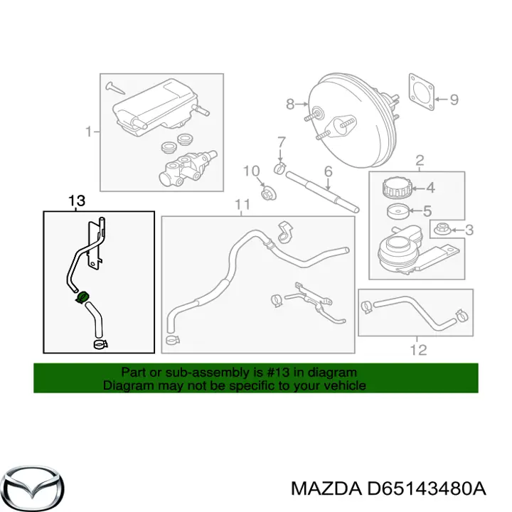  Mazda D65143480A preço, a partir de 176,22 USD