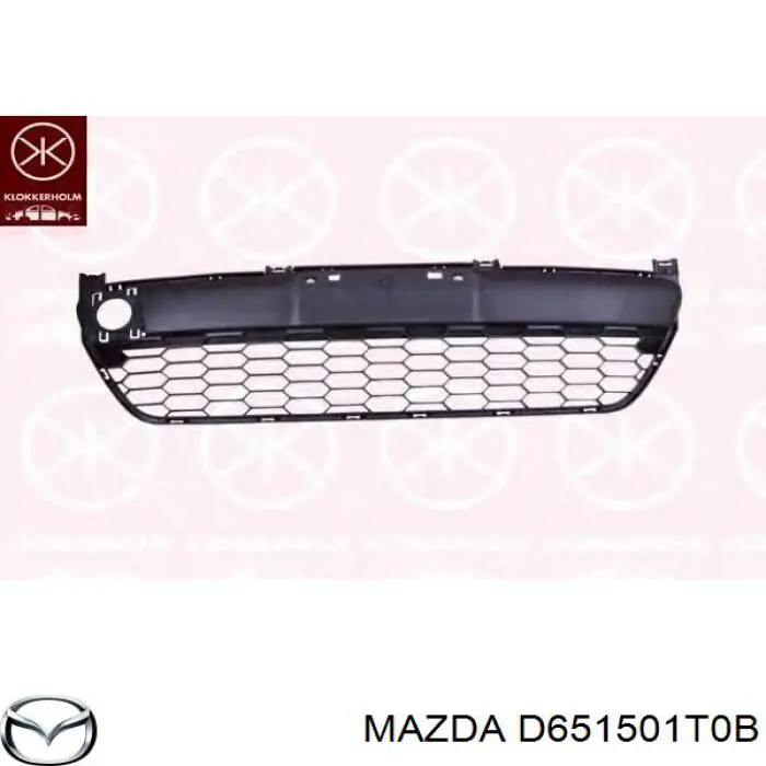 Grelha central do pára-choque dianteiro Mazda D651501T0B preço, a partir de 59,07 USD