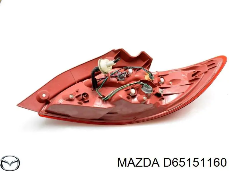 Compre D65151160 Mazda Lanterna traseira esquerda