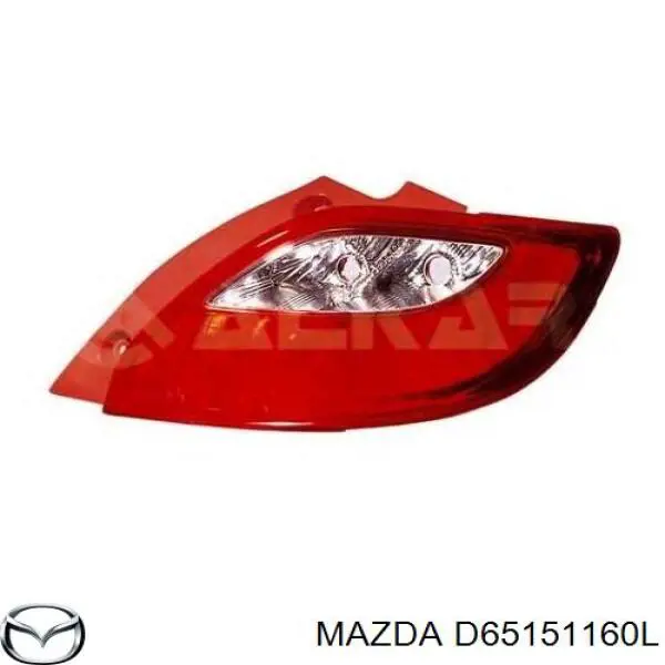 Lanterna traseira esquerda Mazda D65151160L preço, a partir de 73,21 USD