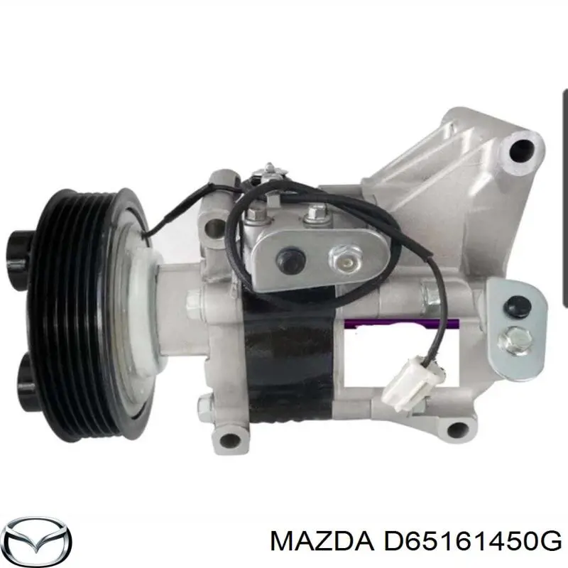 Compre D65161450G Mazda Compressor de aparelho de ar condicionado