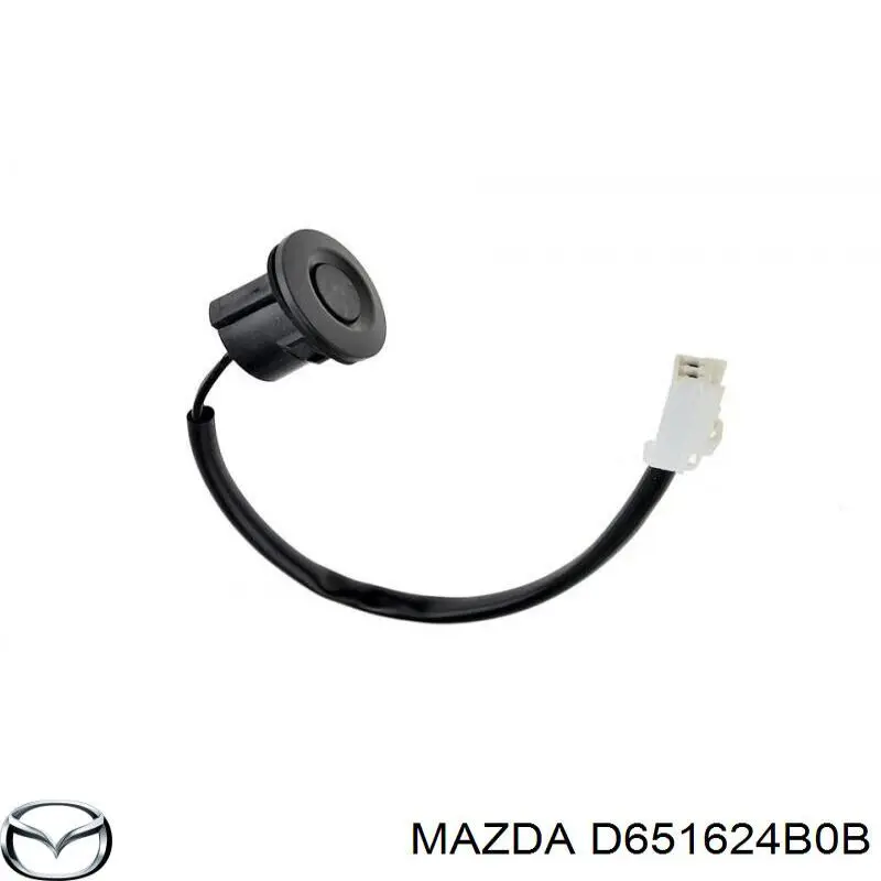 D651624B0B Mazda Botão de acionamento do fecho de tampa de porta-malas (de 3ª/5ª porta (de tampa de alcapão)