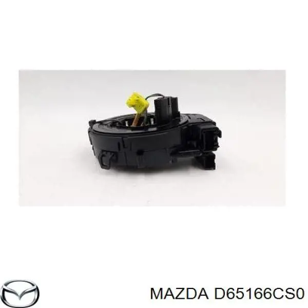Compre D65166CS0 Mazda Anel AIRBAG de contato, cabo plano do volante
