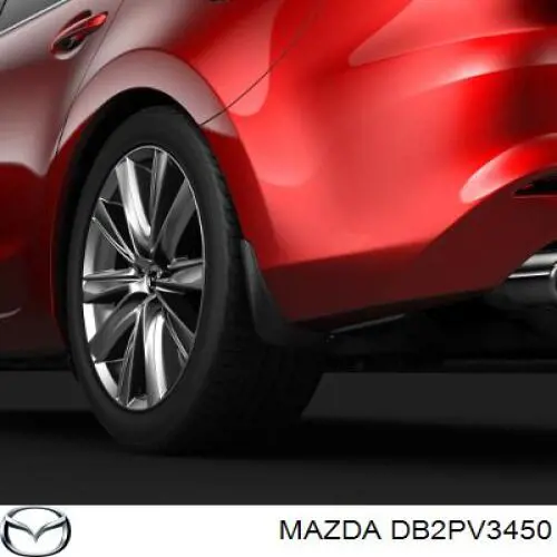 Protetores de lama dianteiros, kit Mazda DB2PV3450 preço, a partir de 90,72 USD
