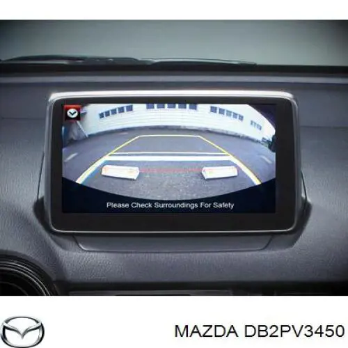 DB2PV3450 Mazda Protetores de lama dianteiros, kit
