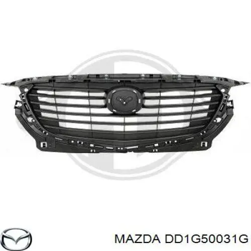 DK8A50031CBB Mazda Pára-choque dianteiro