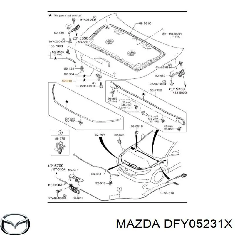 Capota para Mazda CX-30  DM