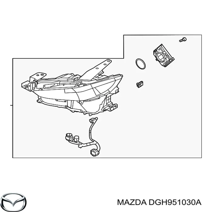Luz direita para Mazda CX-30  DM