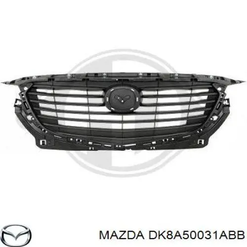 Pára-choque dianteiro Mazda DK8A50031CBB preço, a partir de 188,79 USD