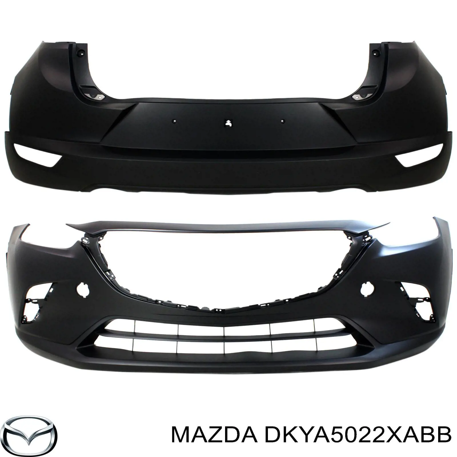 Pára-choque traseiro Mazda DKYA5022XABB preço, a partir de 229,52 USD