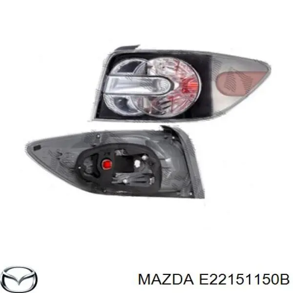 Lanterna traseira direita Mazda E22151150B preço, a partir de 339,15 USD