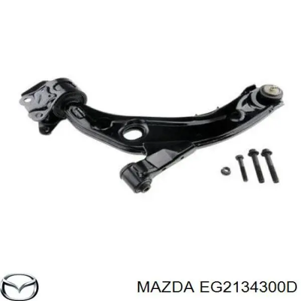 EG2134300D Mazda Braço oscilante inferior direito de suspensão dianteira