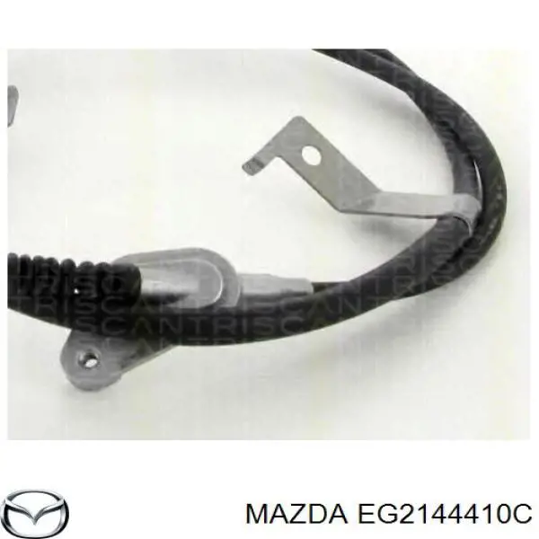 EG2144410C Mazda Cabo do freio de estacionamento traseiro direito