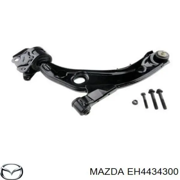 Compre EH4434300 Mazda Braço oscilante inferior direito de suspensão dianteira