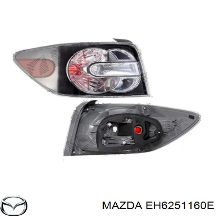 Lanterna traseira esquerda Mazda EH6251160C preço, a partir de 330,30 USD