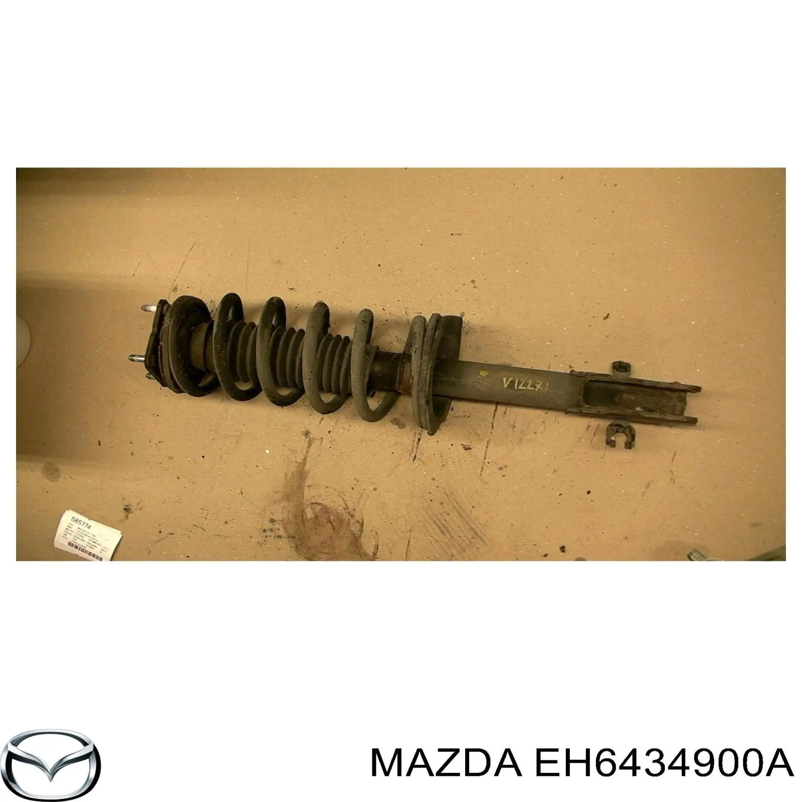 Compre EH6434900A Mazda Amortecedor dianteiro esquerdo