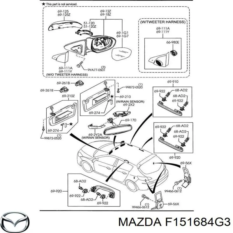 F151684G3 Mazda 
