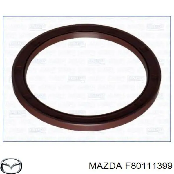Compre F80111399 Mazda Vedação traseira de cambota de motor