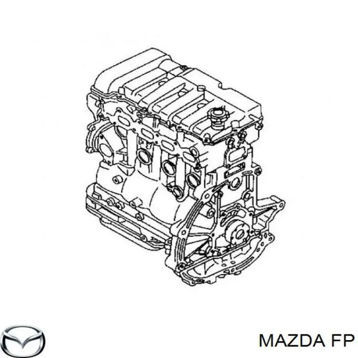 Motor montado para Mazda 626 IV GE
