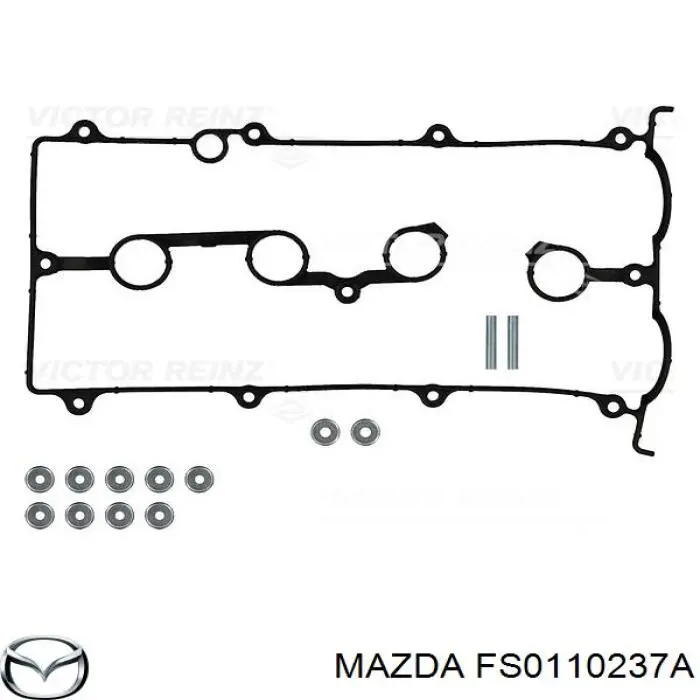 Vedante da tampa de válvulas de motor, anel Mazda FS0110237A preço, a partir de 3,82 USD