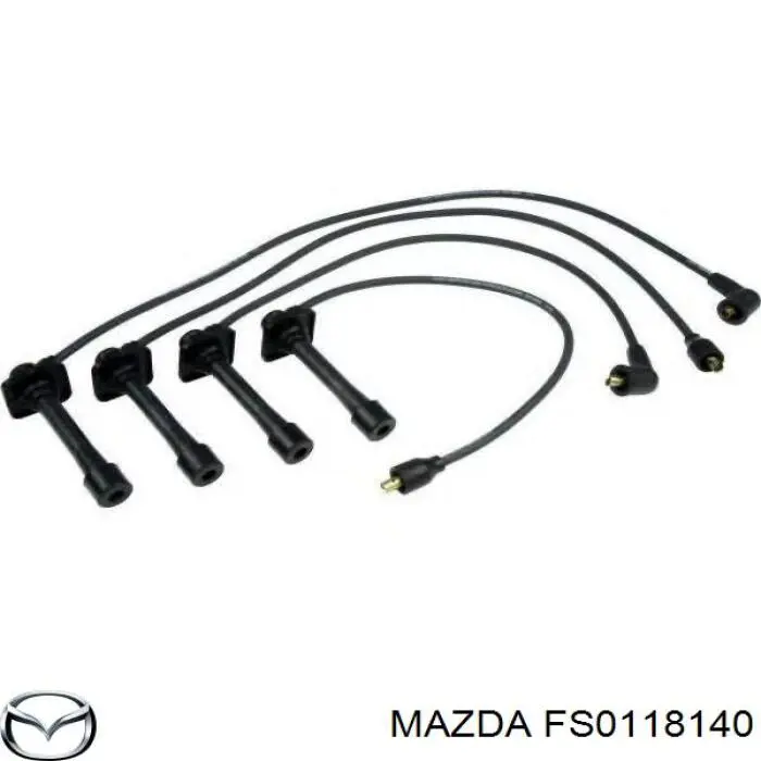 Fios de alta voltagem, kit FS0118140 Mazda