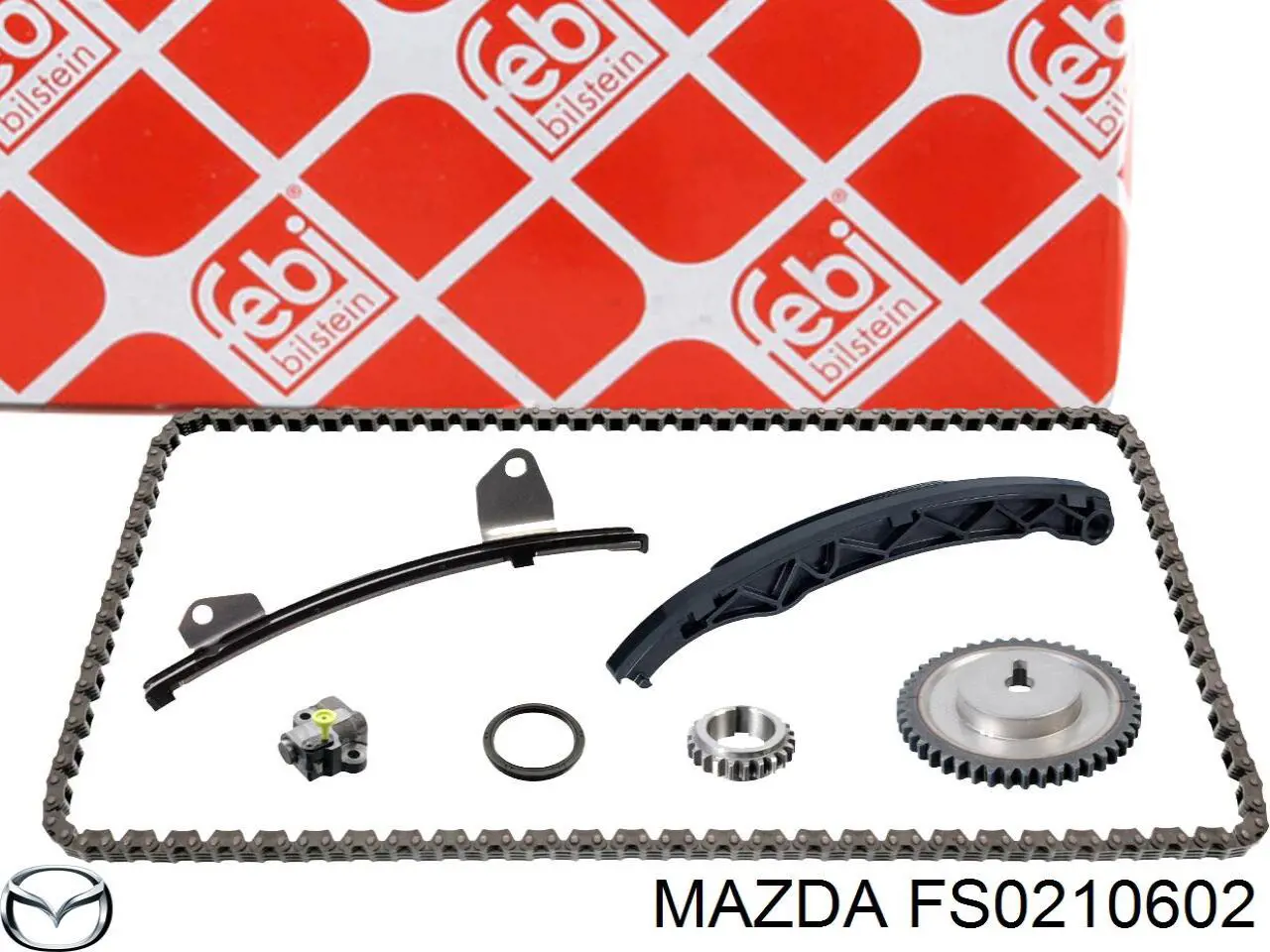 Compre FS0210602 Mazda Vedação dianteira de cambota de motor