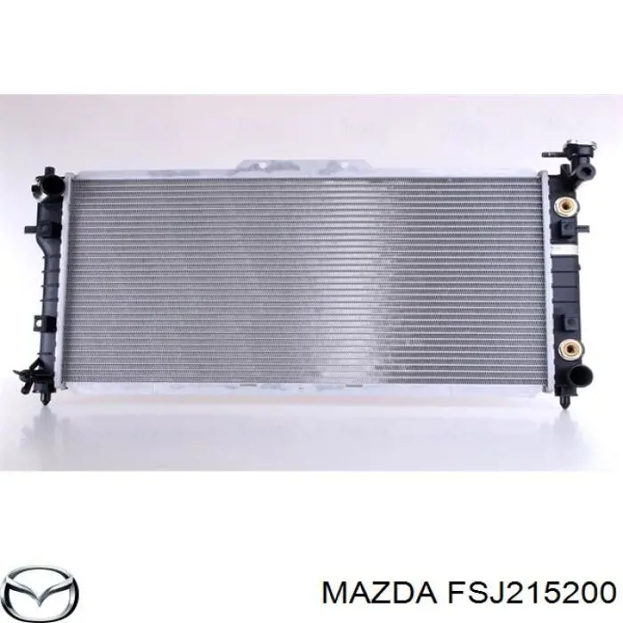 Radiador de esfriamento de motor FSJ215200 Mazda