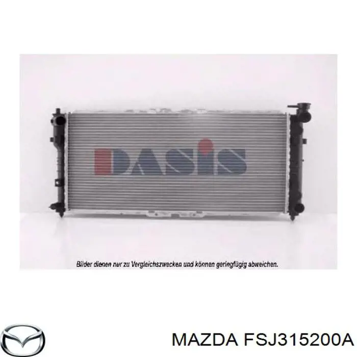 Compre FSJ315200A Mazda Radiador de esfriamento de motor