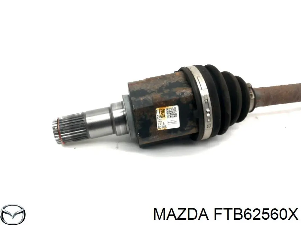 Semieixo (acionador) dianteiro esquerdo Mazda FTB12560XA preço, a partir de 102,52 USD