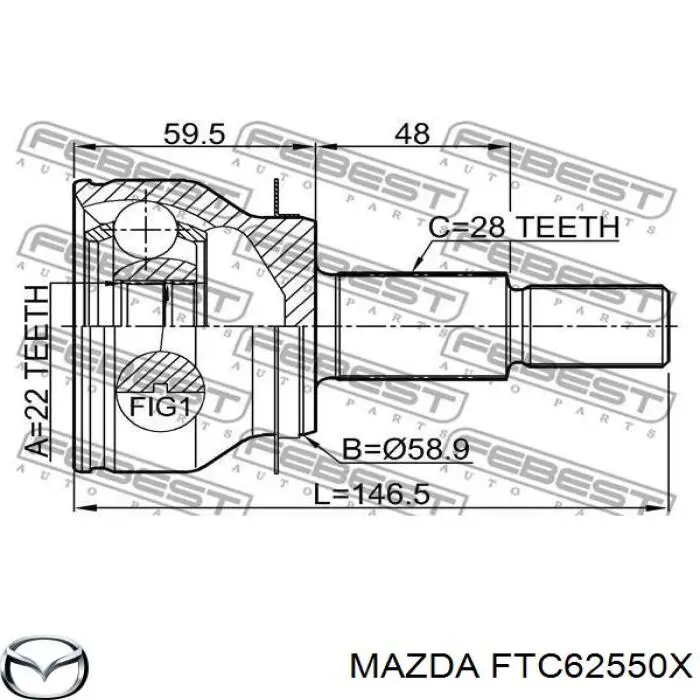 7110201 Metzger Junta homocinética externa dianteira