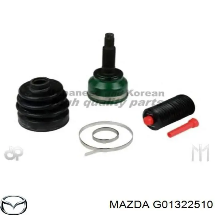 Junta homocinética externa dianteira G01322510 Mazda