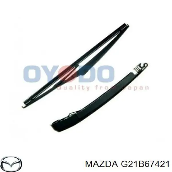 Braço de limpa-pára-brisas de vidro traseiro Mazda G21B67421 preço, a partir de 17,81 USD
