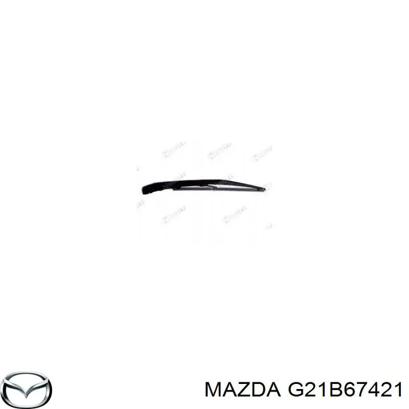 Compre G21B67421 Mazda Braço de limpa-pára-brisas de vidro traseiro