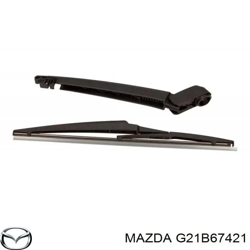 G21B67421 Mazda Braço de limpa-pára-brisas de vidro traseiro