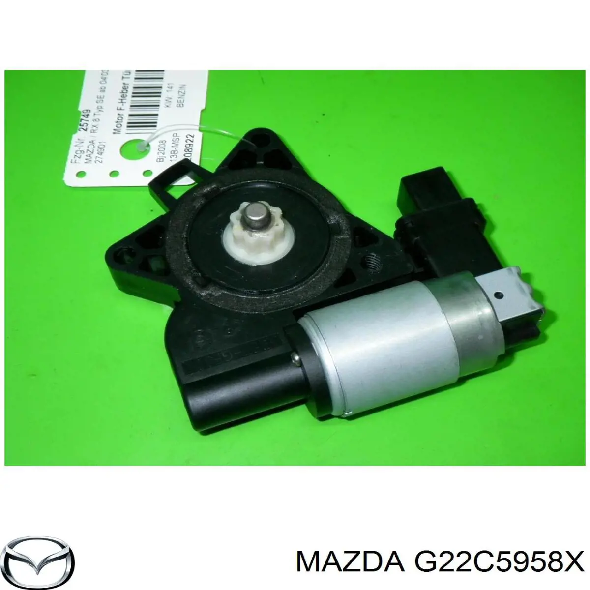 Motor de acionamento de vidro da porta traseira Mazda G22C5958X preço, a partir de 48,00 USD