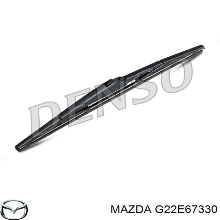 Compre G22E67330 Mazda Limpa-pára-brisas de vidro traseiro