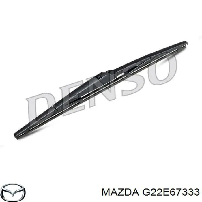 G22E67333 Mazda Limpa-pára-brisas de vidro traseiro