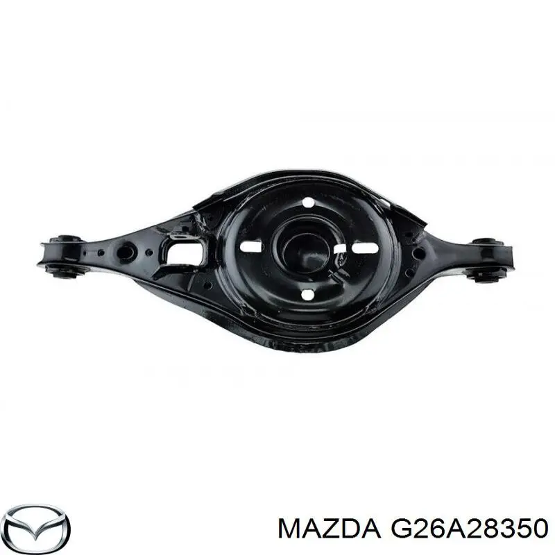 Compre G26A28350 Mazda Braço oscilante inferior esquerdo de suspensão traseira