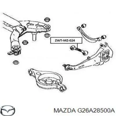 Barra transversal de suspensão traseira Mazda G26A28500A preço, a partir de 42,56 USD