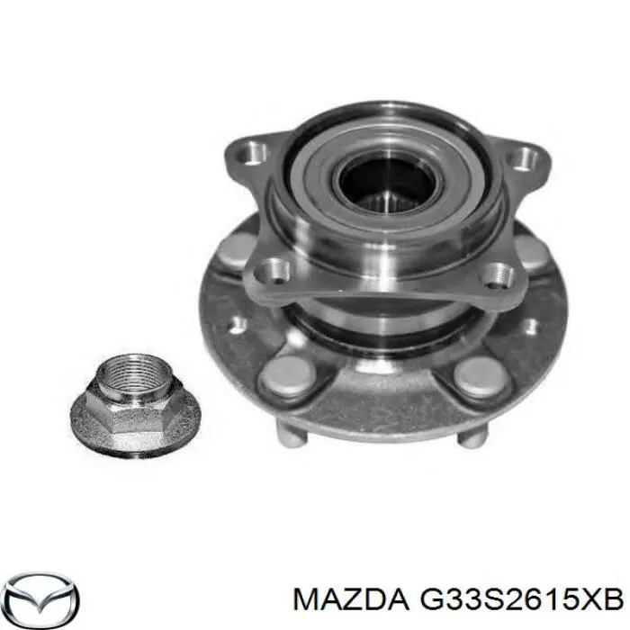 G33S2615XB Mazda Cubo traseiro