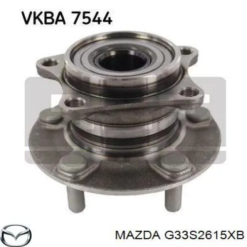 Compre G33S2615XB Mazda Cubo traseiro