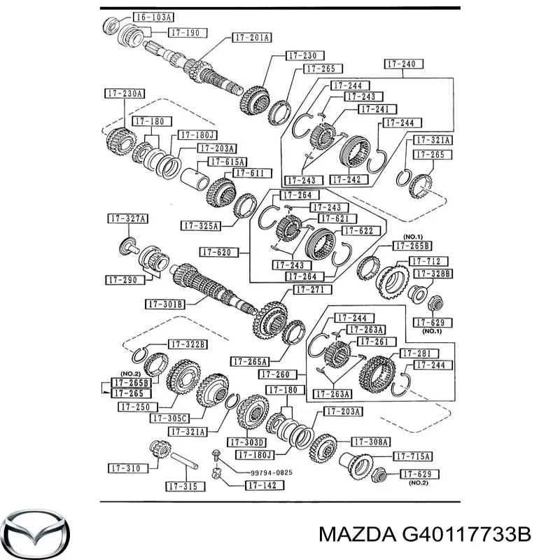 G40117733B Mazda 
