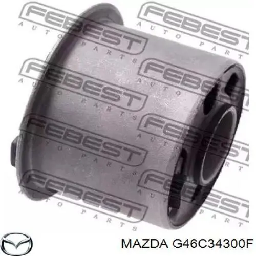 G46C34300F Mazda Braço oscilante inferior direito de suspensão dianteira