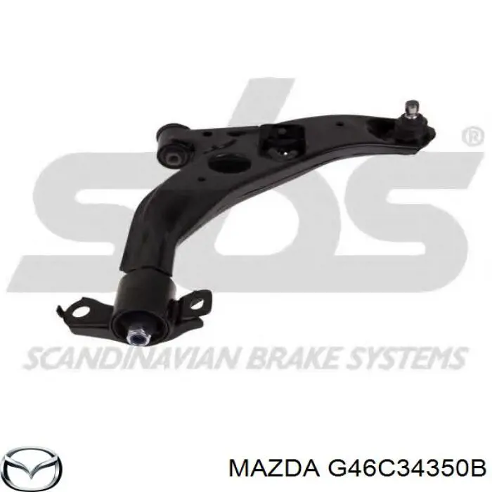 Braço oscilante inferior esquerdo de suspensão dianteira Mazda G46C34350B preço, a partir de 81,72 USD