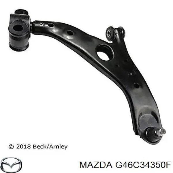 Braço oscilante inferior esquerdo de suspensão dianteira Mazda G46C34350F preço, a partir de 81,72 USD