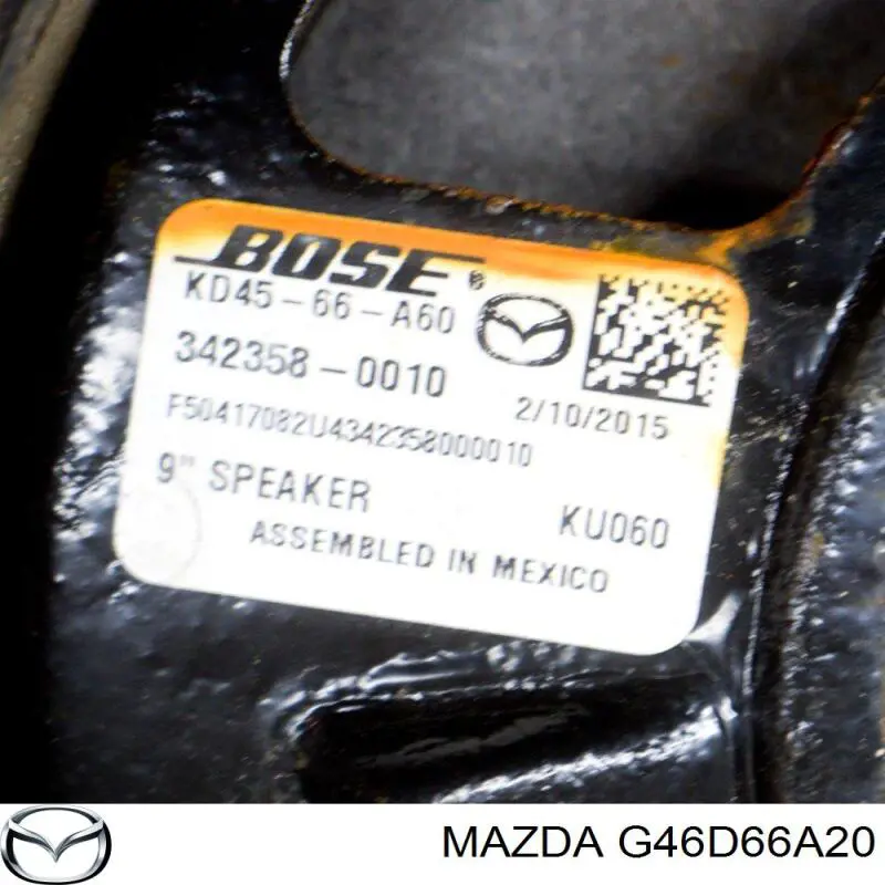 G46D66A20 Mazda 