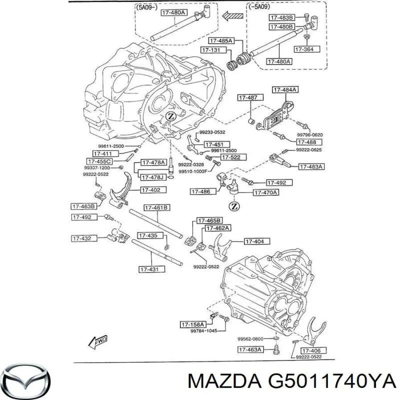 G5011740YA Mazda 
