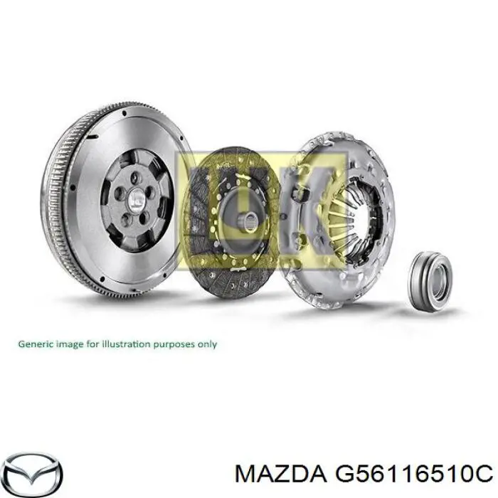Compre G56116510C Mazda Rolamento de liberação de embraiagem
