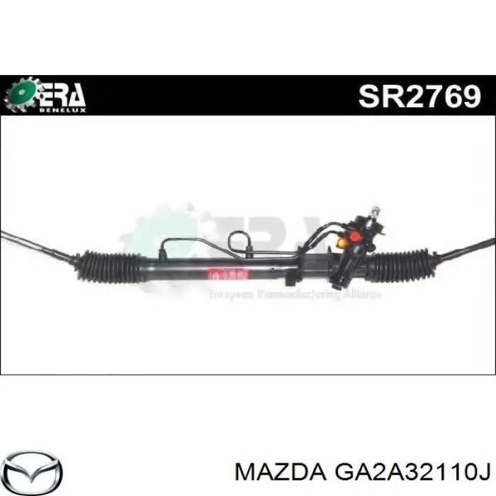 Cremalheira da direção para Mazda 626 III GD
