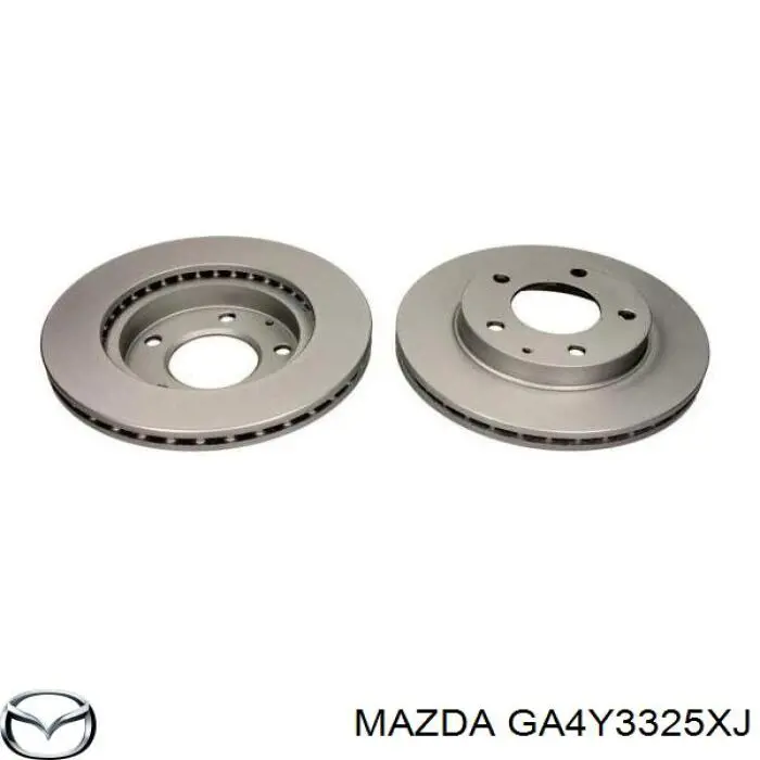 Compre GA4Y3325XJ Mazda Disco do freio dianteiro